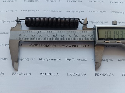 Пружина розтягування 1,8 х 14,8 х 101,5 (Артикул: R7648)