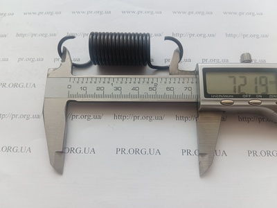 Пружина розтягування 2,2 х 20 х 72 (Артикул: R7656)