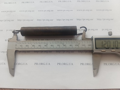 Пружина розтягування 2 х 16 х 120 (Артикул: R7658)
