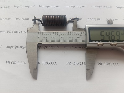 Пружина розтягування 2 х 13,8 х 55 (Артикул: R7661)