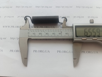 Пружина розтягування 1,5 х 12 х 65,5 (Артикул: R7666)