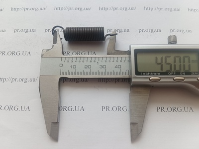 Пружина растяжения 1,2 х 10 х 45 (Артикул: R7669)