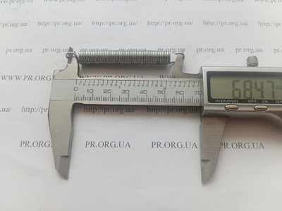 Пружина растяжения 1 х 8,5 х 68 (Артикул: R7670)