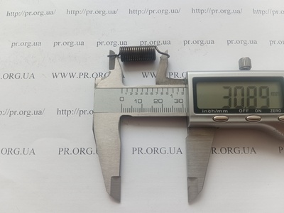 Пружина растяжения 1 х 8 х 31 (Артикул: R7672)