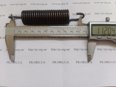 Пружина растяжения 3 х 22,8 х 112 (Артикул: R7675)