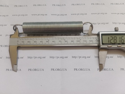 Пружина розтягування 2 х 20 х 128 (Артикул: R7682)