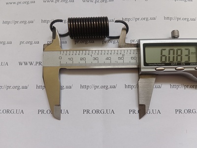 Пружина розтягування 2 х 17,4 х 61 (Артикул: R7689)