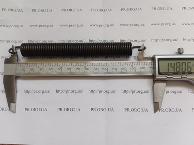 Пружина розтягування 2 х 16 х 148 (Артикул: R7690)