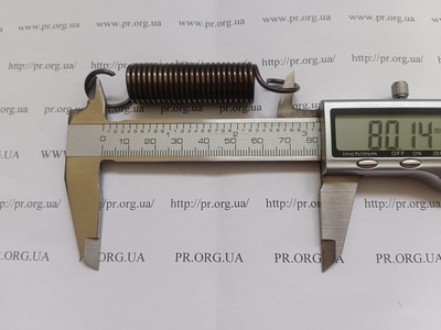 Пружина растяжения 2 х 16 х 80 (Артикул: R7691)