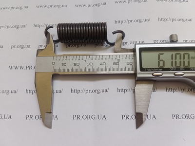 Пружина розтягування 2 х 16 х 61 (Артикул: R7692)