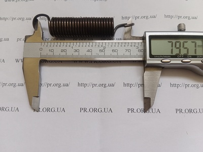 Пружина розтягування 2 х 15,8 х 80 (Артикул: R7693)