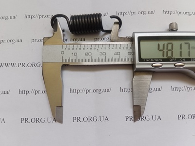 Пружина розтягування 2 х 13,4 х 48 (Артикул: R7698)