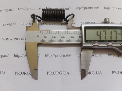 Пружина растяжения 2 х 13,2 х 47 (Артикул: R7699)