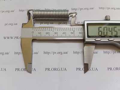 Пружина розтягування 1,8 х 12,5 х 61 (Артикул: R7702)