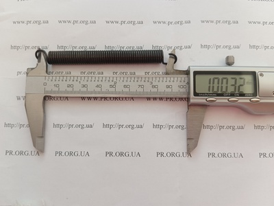 Пружина розтягування 1,5 х 10 х 100 (Артикул: R7705)