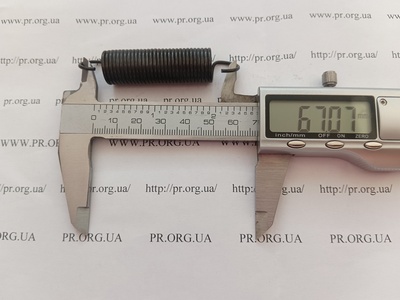 Пружина розтягування 1,5 х 14,7 х 67 (Артикул: R7706)