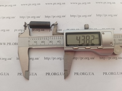Пружина растяжения 1,2 х 9,8 х 44 (Артикул: R7719)