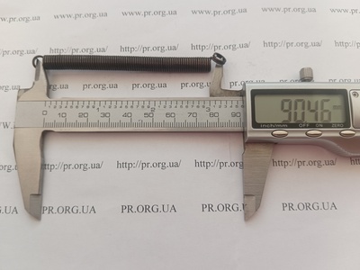 Пружина розтягування 1 х 7,2 х 90 (Артикул: R7727)