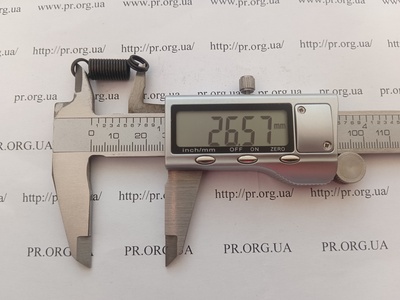Пружина растяжения 1 х 8 х 27 (Артикул: R7728)