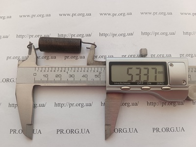 Пружина растяжения 1 х 12 х 53 (Артикул: R7731)
