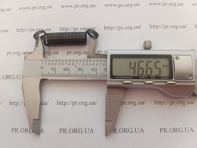 Пружина растяжения 1 х 10,2 х 46 (Артикул: R7732)