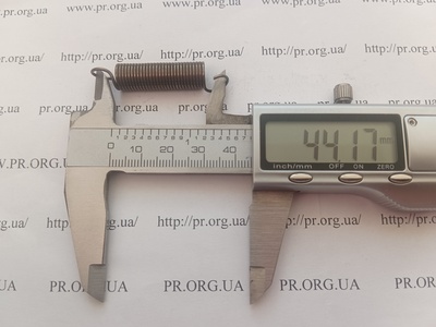 Пружина растяжения 1 х 9 х 44 (Артикул: R7734)