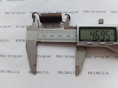 Пружина розтягування 1,5 х 12 х 47 (Артикул: R7747)