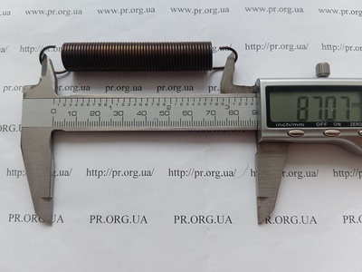 Пружина растяжения 1,2 х 13 х 87 (Артикул: R7749)