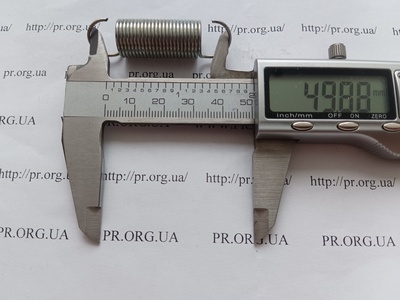 Пружина растяжения 1,2 х 13,6 х 50 (Артикул: R7751)