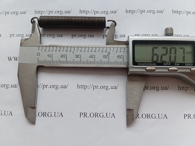 Пружина растяжения 1 х 9 х 62 (Артикул: R7753)