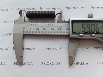 Пружина растяжения 1 х 10 х 59 (Артикул: R7754)