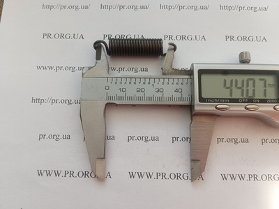 Пружина растяжения 1,4 х 10 х 44 (Артикул: R7760)