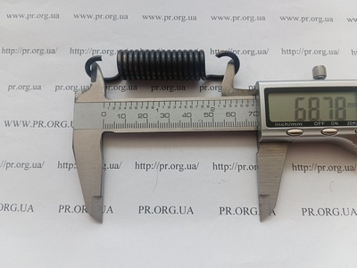 Пружина растяжения 2,5 х 14,5 х 68,5 (Артикул: R7763)