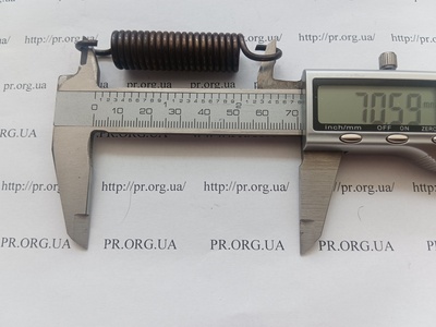 Пружина растяжения 2,2 х 14 х 70 (Артикул: R7767)