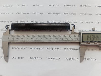 Пружина розтягування 2 х 15 х 143,5 (Артикул: R7770)