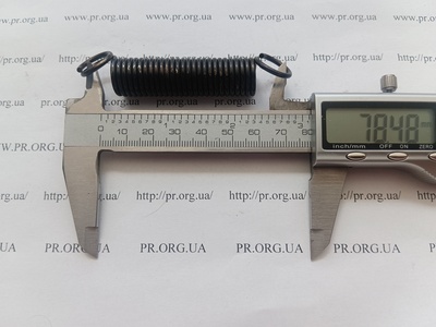 Пружина розтягування 2 х 15 х 78,5 (Артикул: R7774)