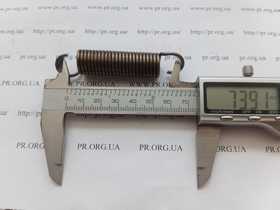 Пружина розтягування 2 х 15,2 х 74 (Артикул: R7777)