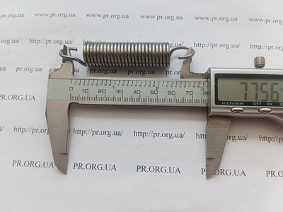 Пружина розтягування 2 х 15 х 78 (Артикул: R7780)