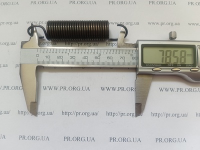 Пружина розтягування 1,8 х 16,5 х 78,5 (Артикул: R7783)