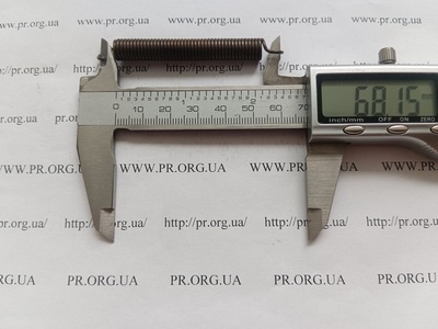 Пружина растяжения 1,2 х 8 х 68 (Артикул: R7798)