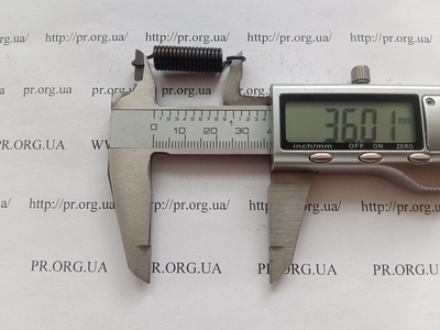 Пружина растяжения 1,2 х 8 х 36 (Артикул: R7801)