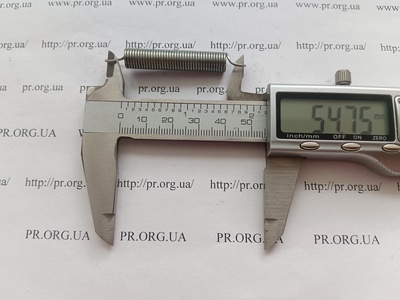 Пружина растяжения 1 х 8 х 54 (Артикул: R7802)