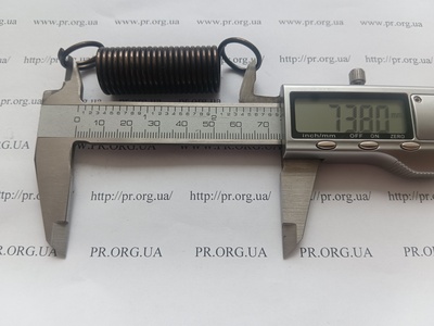 Пружина растяжения 2 х 18 х 74 (Артикул: R7810)