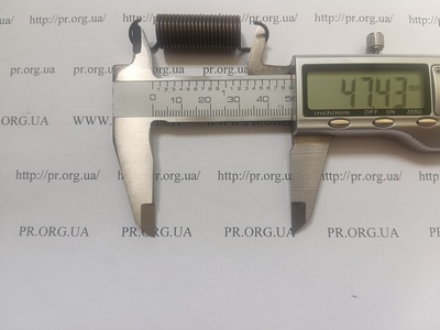 Пружина растяжения 1,3 х 12 х 47 (Артикул: R7819)
