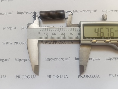 Пружина растяжения 1 х 10,2 х 47 (Артикул: R7823)