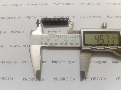 Пружина растяжения 1 х 8 х 46 (Артикул: R7825)