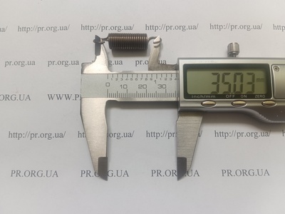 Пружина растяжения 1 х 8,5 х 35 (Артикул: R7826)