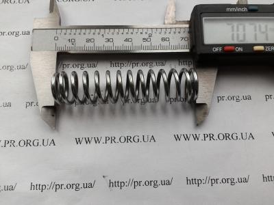 Пружина сжатия 2 х 16,5 х 71 (Артикул: S1796)