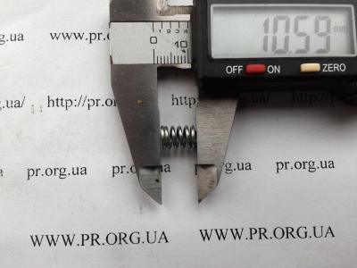 Пружина стиснення 1 х 7 х 10,5 (Артикул: S1975)