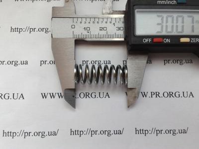 Пружина стиснення 1,5 х 11,8 х 30 (Артикул: S2291)